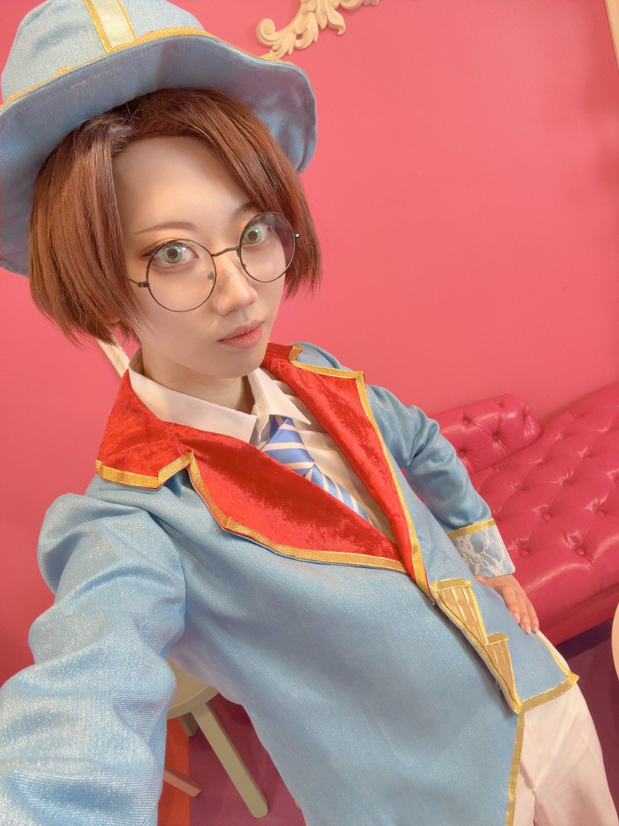 _yushin_izk_'s tweet photo. ⚠️コスプレ

視界が可愛いすぎる！ぷよホワイトデー併せ🫶クルークです📚
衣装可愛くできた！！ラメ生地でキラキラ最高〜✨ https://t.co/1oELOCm5n3