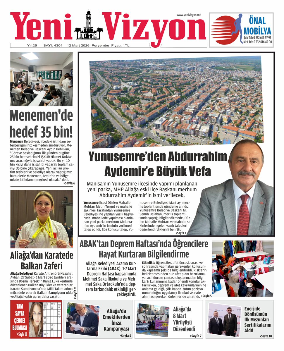 Yenivizyon Gazatesi drive.google.com/file/d/11lrVZO… #aliağa #izmir #bakırçay #haberler #sondaki̇ka