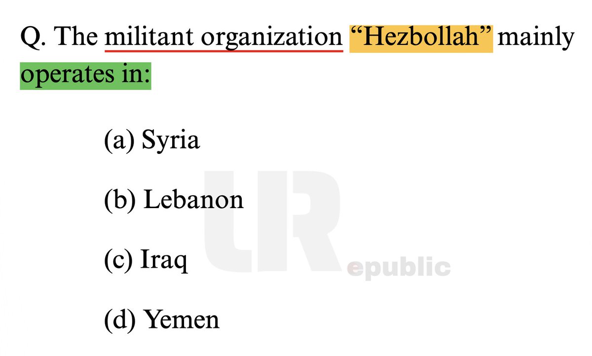 Hezbollah 

Militant Organisation in news