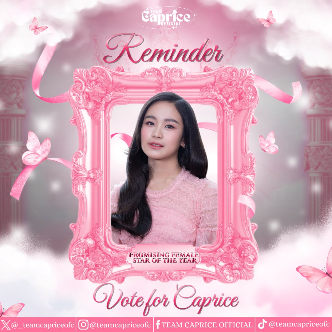 2 DAYS NALANG, BUMOTO KA NA BES 🗳️

Just a quick reminder to continue voting for Caprice for Promising Female Star of the Year on VPCA. 

You can vote every 8 hours through the VPCA app and website, so don’t forget to set your reminders.

With only 2 days left, let’s stay