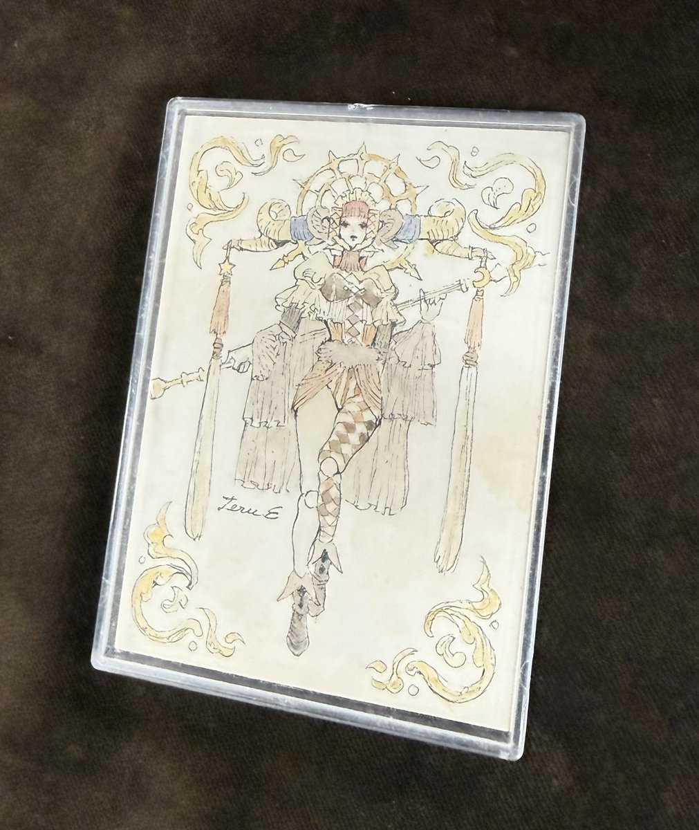 あお展•グレーとセピア展2026｜エンドウテルユキさんのATC作品をご購入頂きました。ありがとうございます！ #ARTsLABo