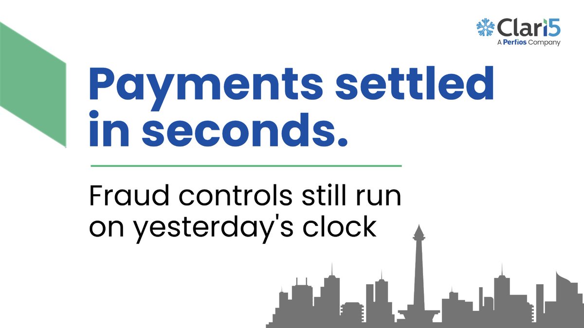 clari5_AI's tweet photo. Indonesia's payments move in seconds. Fraud detection still runs in batch. POJK 12/2024 made that gap personal for Boards. Nearly Rp7 trillion in scam losses. Clari5 powers real-time detection aligned with BI-FAST &amp; POJK 12/2024. connect@clari5.com https://t.co/6RCbZBYz5C