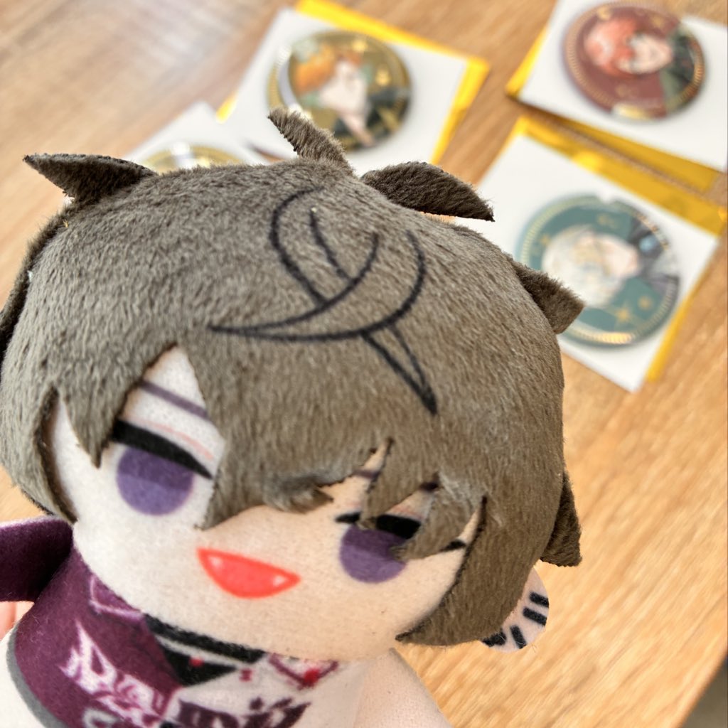 kmtn_08's tweet photo. 姉さんの缶バッジみてこれ https://t.co/RtzSCVNf0Z