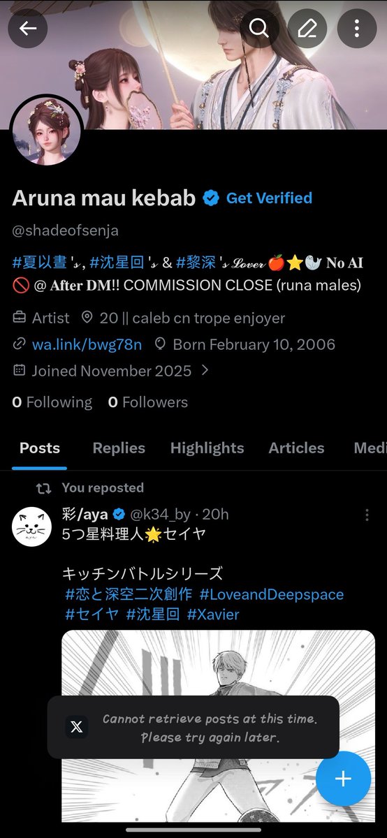 Aruna || commission closed tweet media