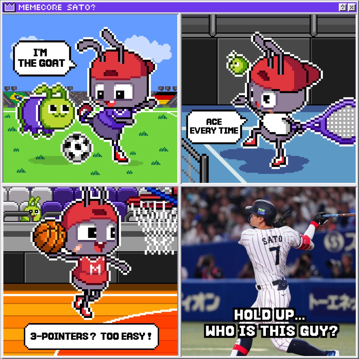 MemeCore tweet media