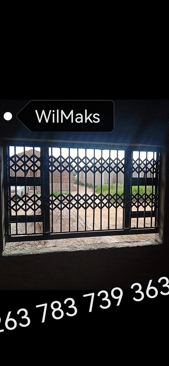 WilMaks9819's tweet image. Secure your home with top-notch window frames and burglar bars!  Based in Kadoma, I offer custom welding services for all your window frame and security needs. Get a quote today! 📞 +263 783 739 363 #KadomaWelder #WindowFrames #BurglarBars #Security

wa.me/message/BMOYQV…