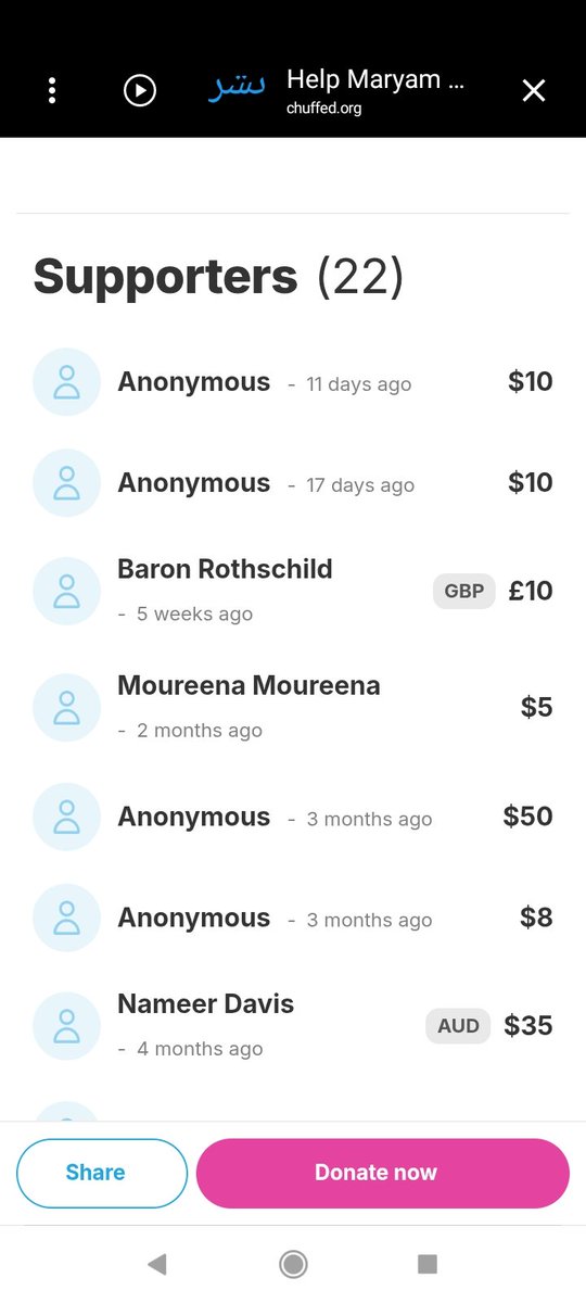 chuffed.org/project/137992… Please don't ignore me. My child and I depend on you. Don't forget me in your donations during this holy month. May God reward you.