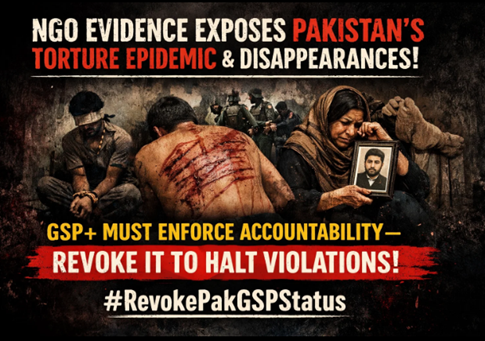 sorathsindhi64's tweet photo. NGO evidence exposes Pakistan's torture epidemic and disappearances. GSP+ must enforce accountability—revoke it to halt violations! Revoke Pak GSP Status https://t.co/GtfIAanTEI