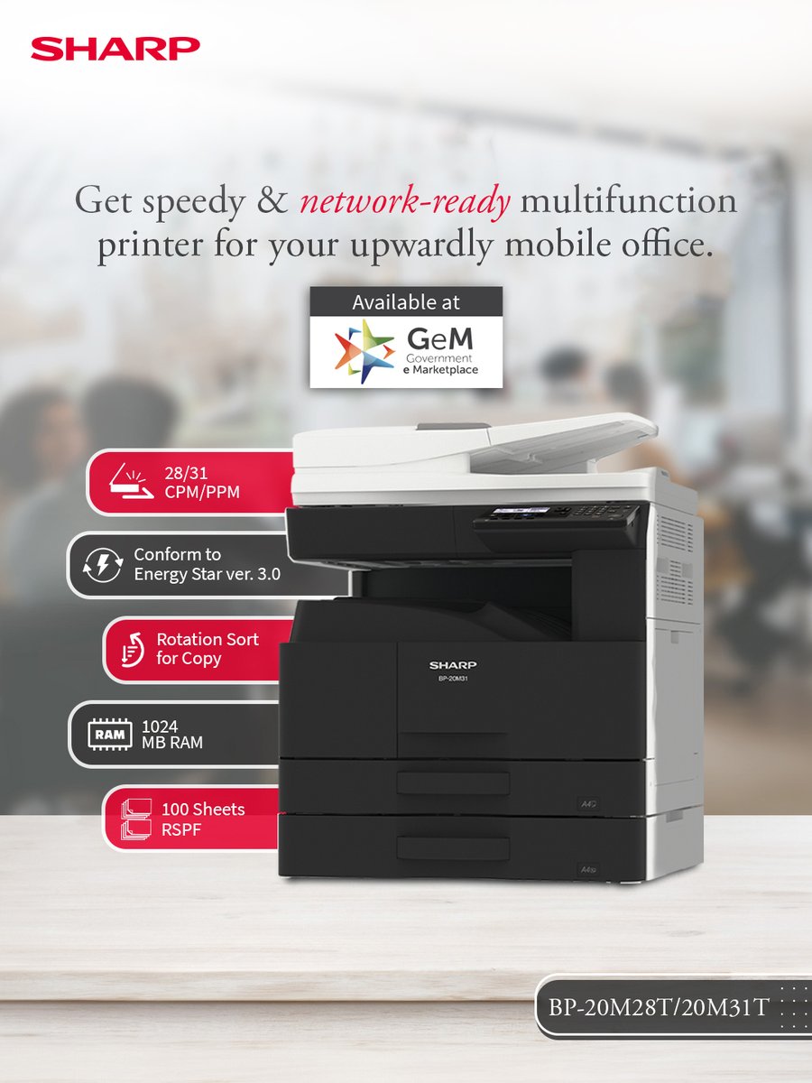 SHARP India tweet media