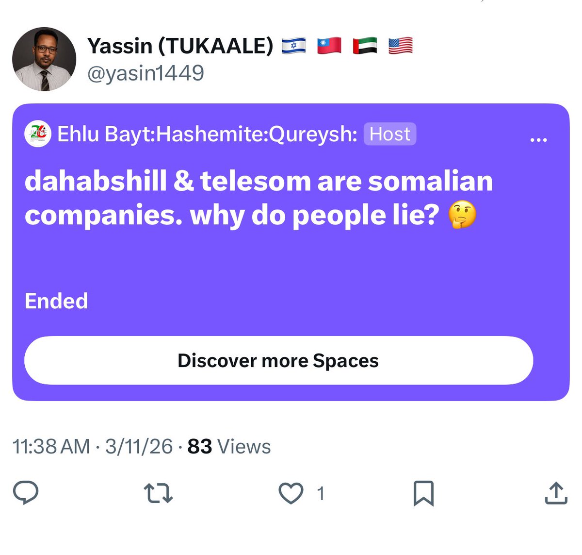 Abdikhadar Nur #SL first tweet media