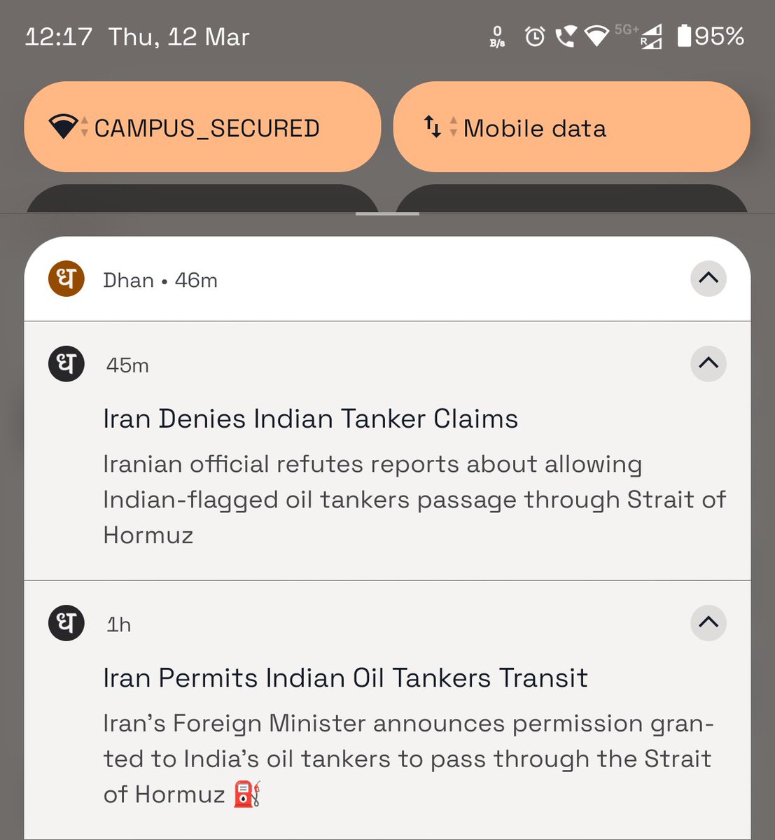 Ajit4u85's tweet photo. @grok  is it fake news that Iran permits indian oil tankers ? https://t.co/lTsKjgmCu0