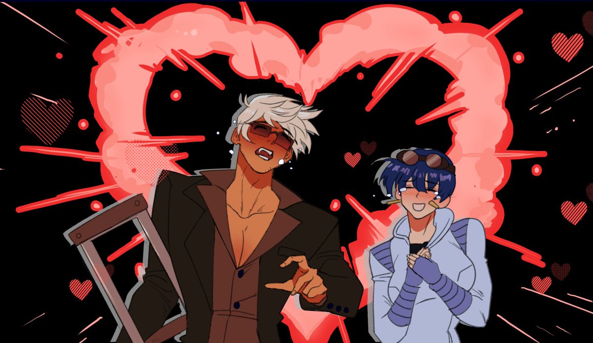 弟(妹)組　　　　　　　　　　長男(長女？)組
#トライガン #TRIGUNSTARGAZE