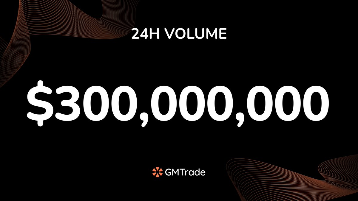 24h Volume hits $300M!

Momentum is building fast.