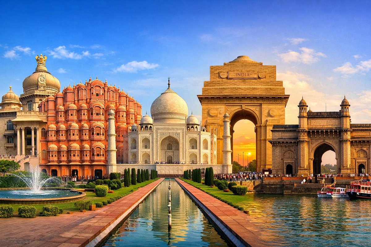 passionateparth's tweet photo. I lived in delhi but never got a picture in front of  India gate .... Have been to jaipur not clicked in front of hawamahal... Not even in front of tajmahal... Vidhansabha banglore.... gateway of India.... Will this society accept me as normal https://t.co/pKo6lO0Glv