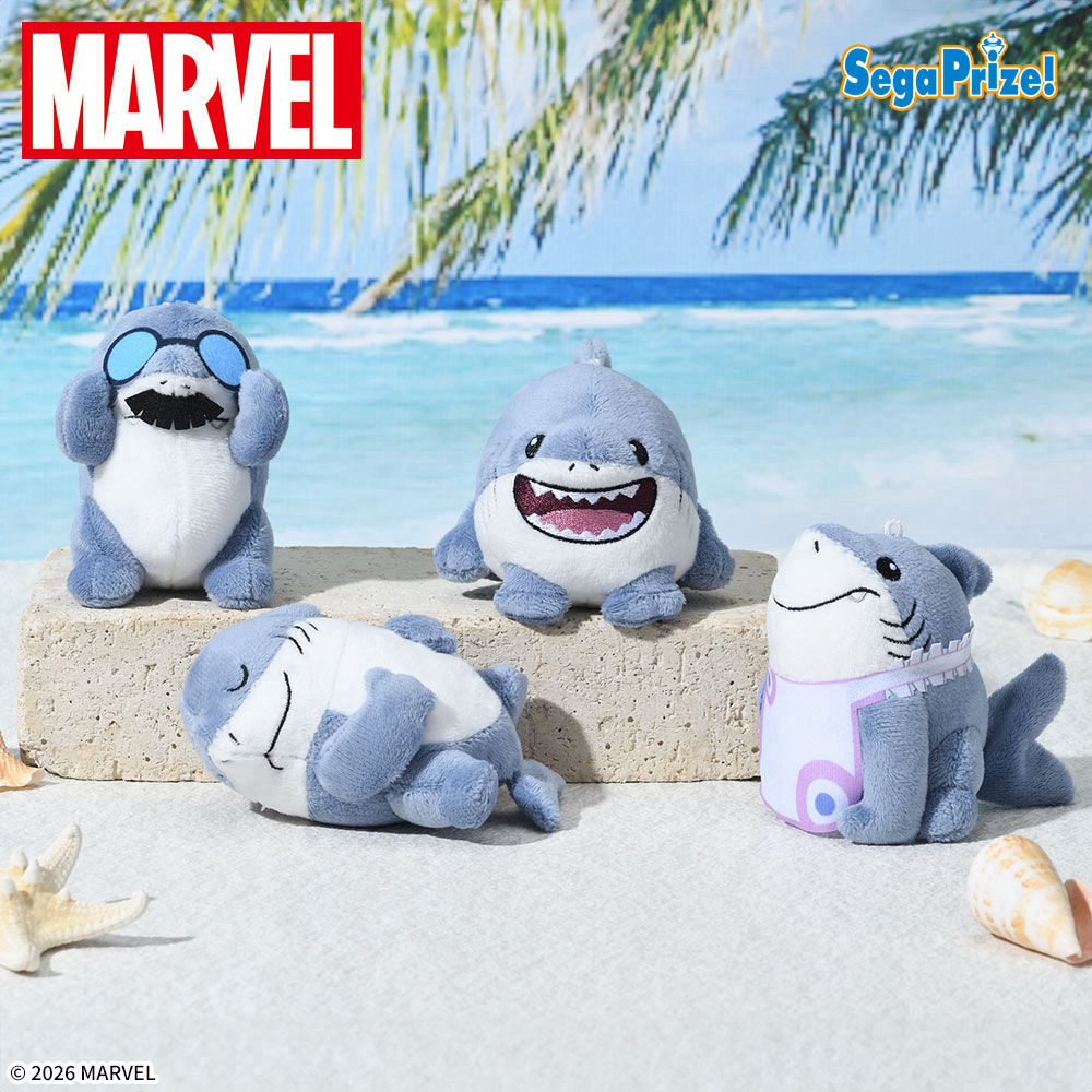 【プライズ】
『MARVEL』のマスコットキャラクターが #セガプライズ に初登場🦈🌊
四足歩行の陸ザメ「ジェフ・ザ・ランド・シャーク」のマスコットが3月13日より順次登場です！ 

▼取扱店舗検索はこちら
segaplaza.jp/prize/K120975/
#MARVEL #マーベル