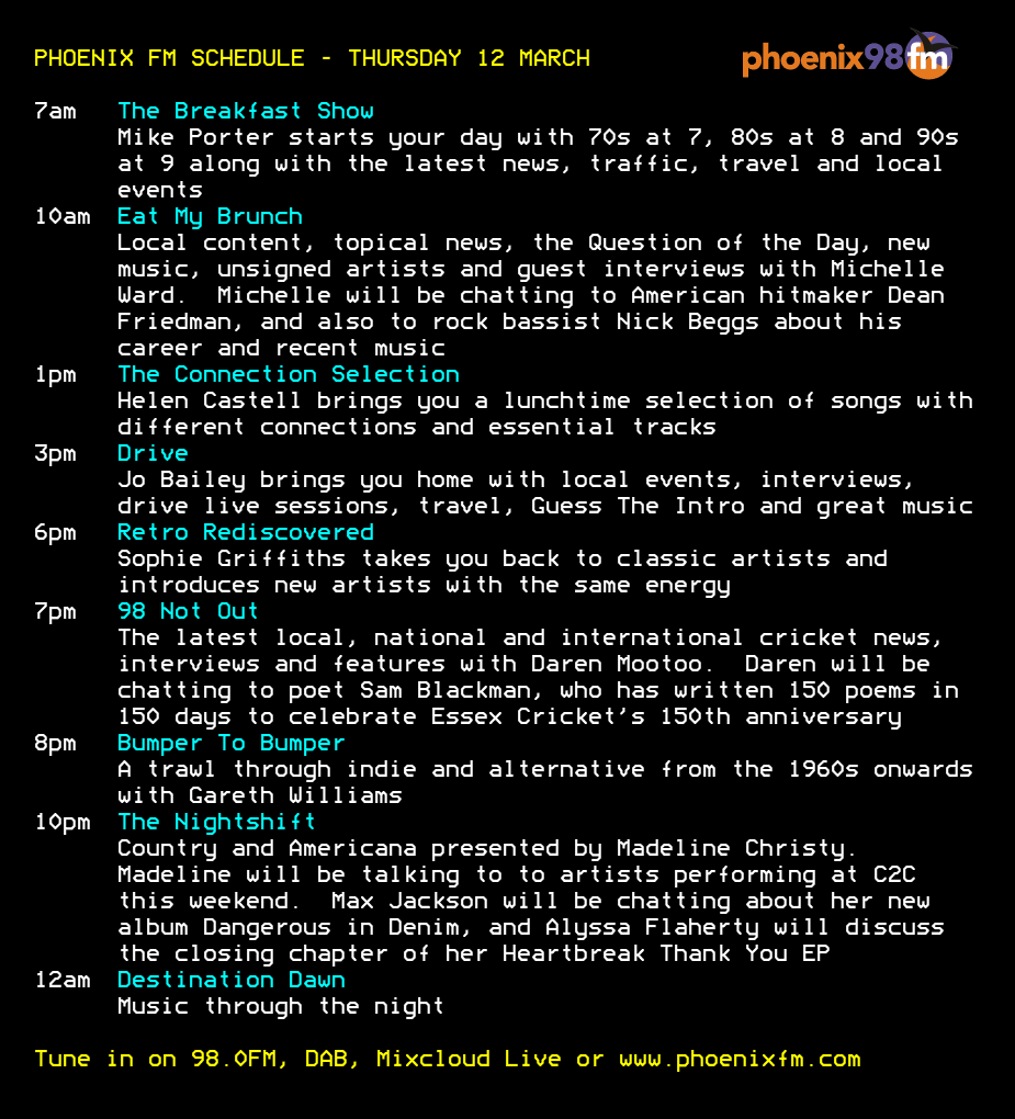 Phoenix FM (we're on 🦋) tweet media