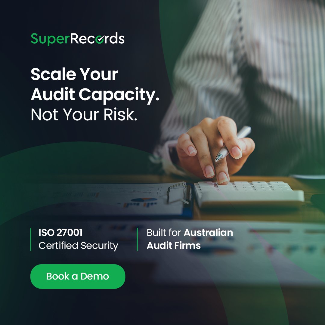 SuperRecordsAU's tweet photo. The right outsourcing partner doesn't reduce your control - it reinforces it.

Scaling your audit capacity shouldn't mean compromising on security.

Book a 15-min call to see exactly how it works: https://t.co/eEFSpo8CEH

#AuditOutsourcing #ISO27001 #SMSFAudit #DataSecurity https://t.co/As1xj3kO2m