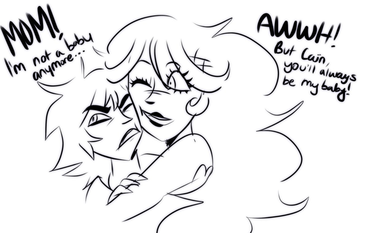 expiredwaffals's tweet image. #hazbinhotel #eve #cain