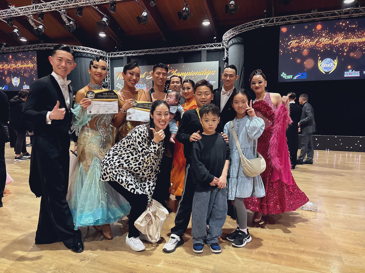 【IDSF/DSH】
Star Championships 1日目報告🇮🇹

Adult A1 Standard 1位🥇
Adult Rising standard 10位（準決勝）

#ダンス留学 #社交ダンス
#ダンススポーツ #イタリア