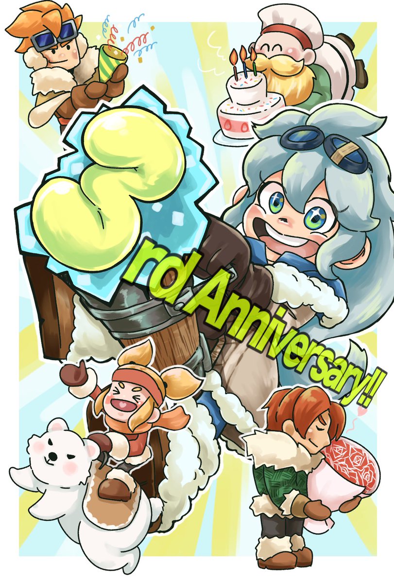 iz_e612's tweet photo. 3周年おめでとうございます！🎉

 #whiteoutsurvival
#wosfanart 

ID：535618040 https://t.co/UcHTGsOnjP