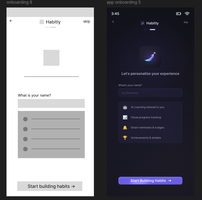 dreamsyyy's tweet photo. Wireframe vs Actual UI. Thoughts??? https://t.co/g5juYlacSm