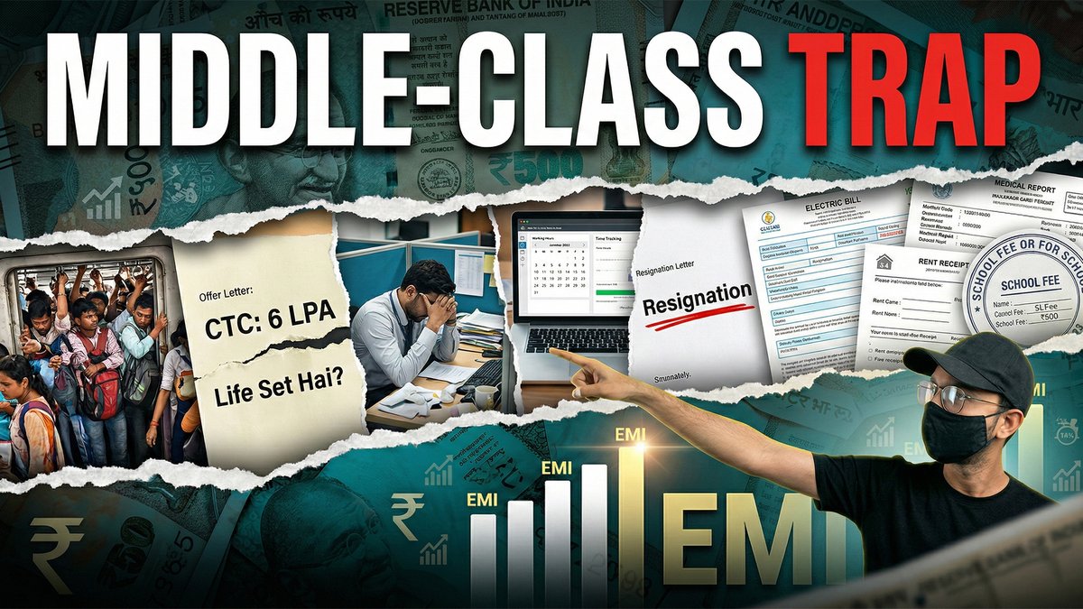 ezfincode's tweet image. I quit my 6 LPA IT job after exactly 6 months. Why?

youtu.be/sWt-VvoJ_Zo

#MiddleClassTrap #CorporateMazdoori #EzFinCode #FinanceExposed #DarkReality #FinancialFreedom #CorporateLife #TaxTrap #IndianEconomy #MatrixEscaped