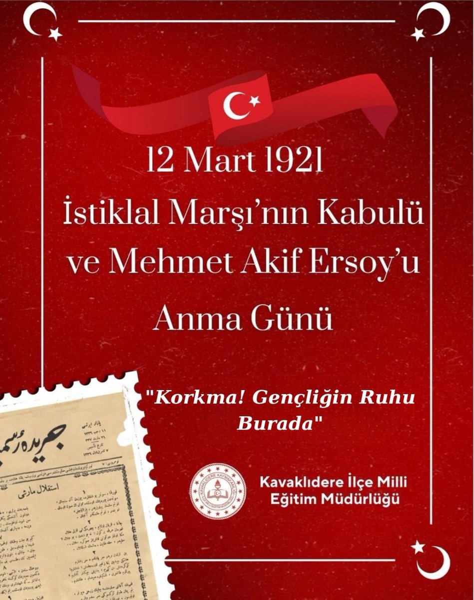 "Korkma! Gençliğin Ruhu Burada"
#KorkmaGençliğinRuhuBurada
<a href="/tcmeb/">Millî Eğitim Bakanlığı</a> <a href="/mugla_mem/">Muğla İl Millî Eğitim Müdürlüğü</a> <a href="/emrecay55/">Emre ÇAY</a>
