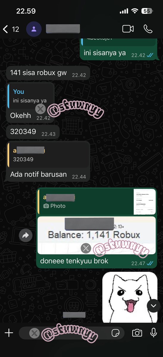 stuwayy's tweet photo. testi 40
1) capcut sharing 2u 1bln
2) cursed kraken fish it!🐟
3) topup 1000 robux premium vilog
4) 40pcs batu evo fish it! 🐟

🌻tag. wts jual beli netflix canva viu wetv prime video topup robux vilog https://t.co/9EgwUSpBDC