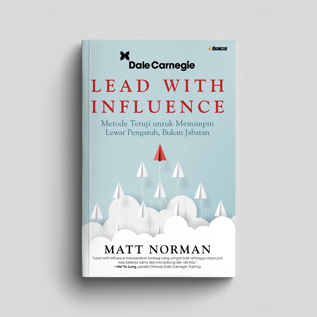 Lead With Influence (Soft Cover)
Metode Teruji untuk Memimpin Lewat Pengaruh Bukan Jabatan 
oleh Matt Norman

CO Web >> bukabuku.com/browses/produc…

Shope >>shopee.co.id/Buku-Lead-With…

@klubbuku <a href="/penerbitbaca/">Penerbit Baca</a>