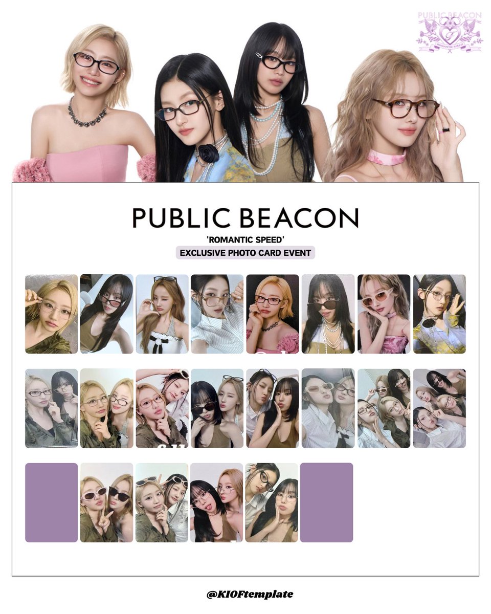 KIOFtemplate's tweet image. KISS OF LIFE × PUBLIC BEACON
2026 ROMANTIC SPEED
PHOTO CARD EVENT

if you have any photocard, please send it to me😶‍🌫️

キオプ templates pc 키스오브라이프 키오프 포카  JULIE NATTY BELLE HANEUL KIOF トレカ 퍼블릭비컨 template photocard
#KISSOFLIFE #키스오브라이프
#KIOFtemplate