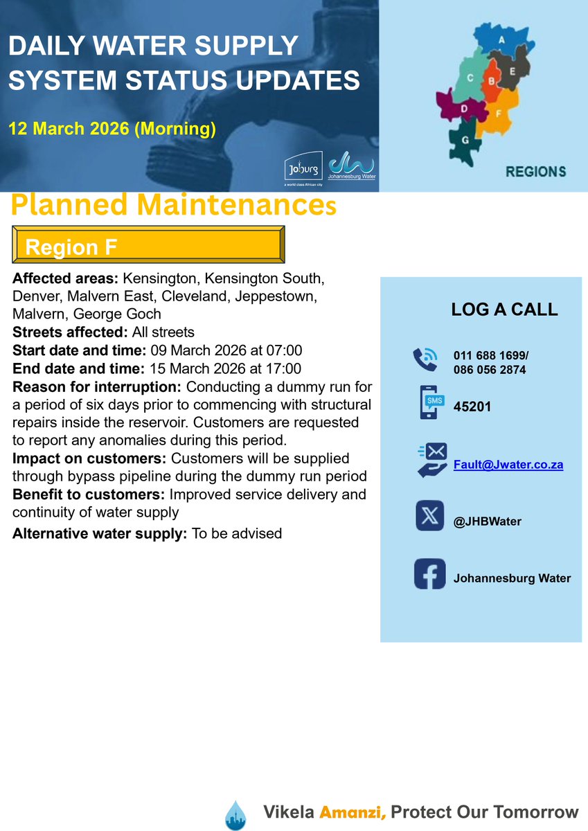 Johannesburg Water tweet media