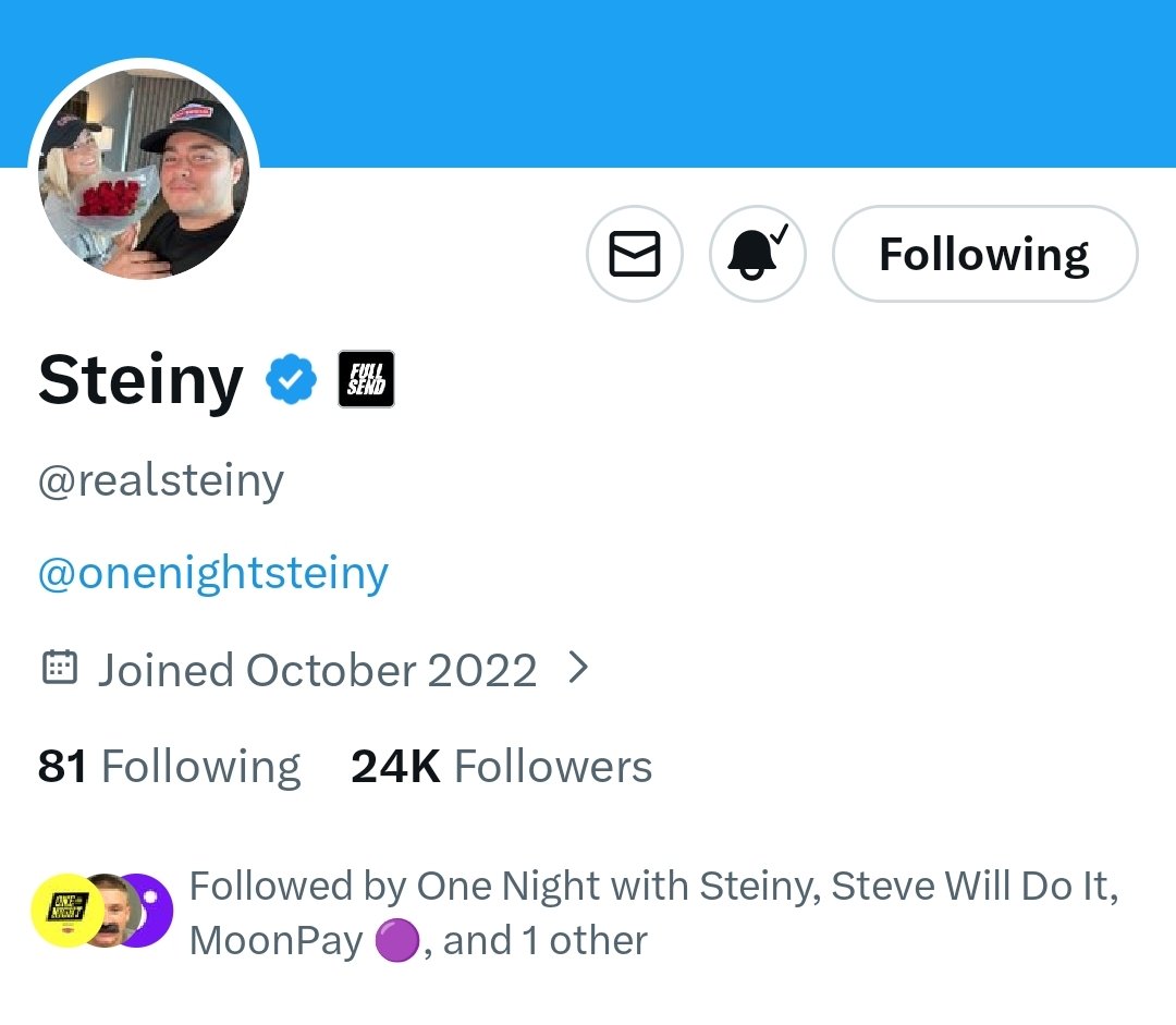 aaasagar098's tweet photo. @onenightsteiny @charlestonwhyt @celinapowellduh I always look forward to the content from @onenightsteiny β it never disappoints and keeps things exciting every time. Missing out isnβt an option. Hoping luck shows up for me this round and gives me a chance to ease some of the financial pressure.#onenightsteiny @realsteiny β¨ https://t.co/h1SyatNDyJ