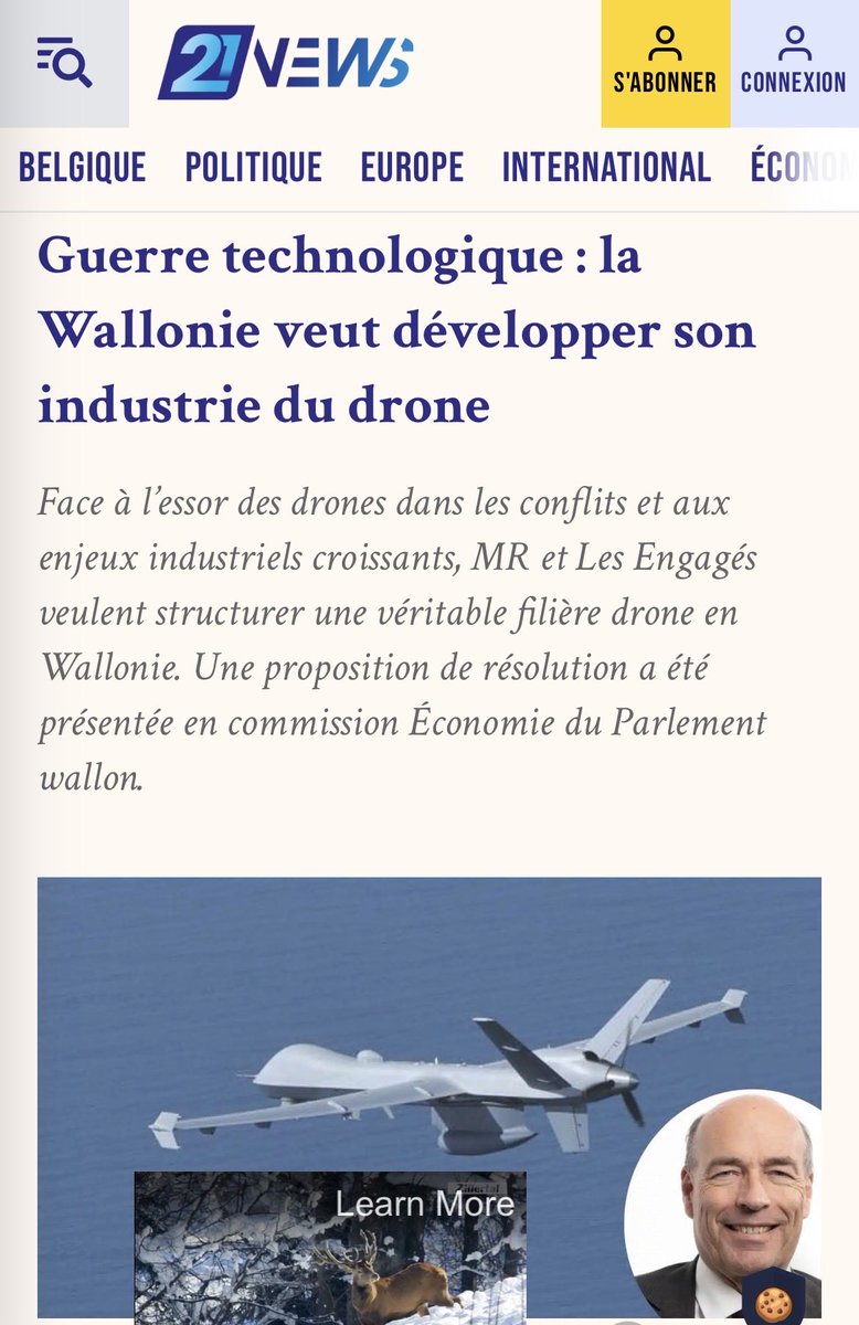 wallonie's tweet photo. Quad il y a eu le Covid, ils ont voulu développer l’industrie du masque (FLOP). Il y a la guerre, les voilà avec les drones.
La solution est de laisser les entrepreneurs identifier les opportunités et pas leur dire ce qu’ils doivent développer !
#ETATISME https://t.co/StZ3wTGWWA