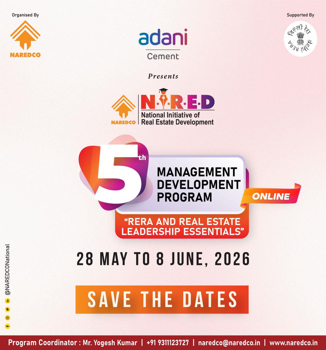 NAREDCO National tweet media