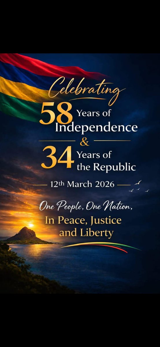 capewinereview's tweet image. Happy 58th Independence Day Mauritius 🇲🇺 
34 Years as a Republic

Star and Key of the Indian Ocean

#Mauritius #IndependenceDay #Africa #MiguelChan #MauritiusNow #FeelOurIslandEnergy #IleMaurice #Moris #African #Mauritian #Independence