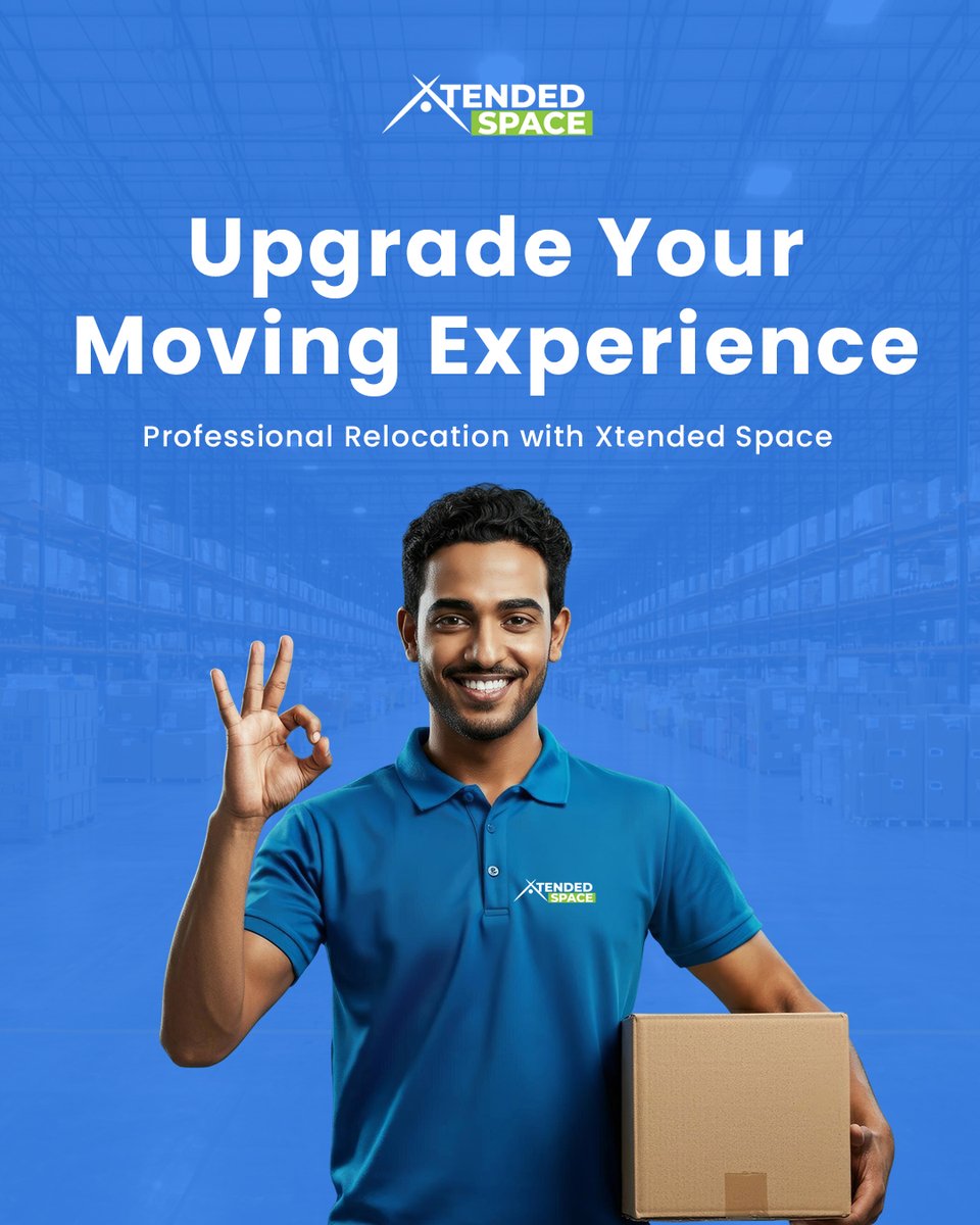 XtendedSpace's tweet image. Relocate without the stress. From careful packing to safe delivery, we handle every step of your move so you can focus on settling into your new space.

📞 Call us: 900-9000-798 | 🌐 Visit: xtendedspace.com
Book Now: bit.ly/48is4H0

#RelocationMadeEasy