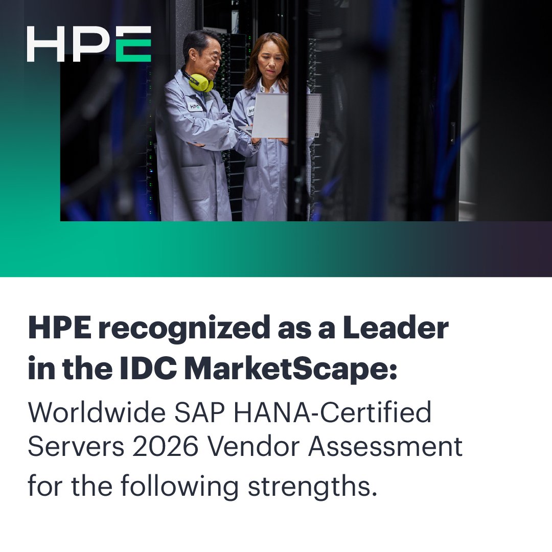 HPE Servers and Systems tweet media