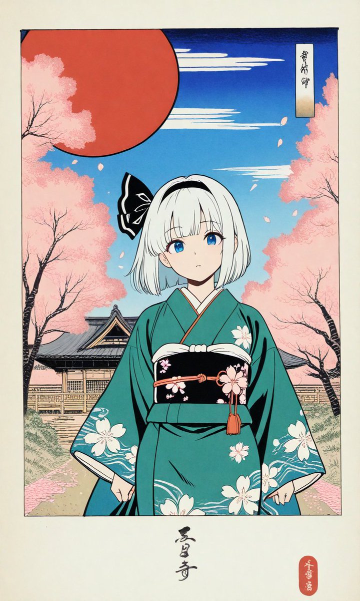 AchilleaJapan15's tweet photo. おはようございます☀️
今日は「女性の日」。
1946年、日本で初めて女性が参政権を行使した日。
長い歴史の中で、
少しずつ広がってきた女性の声。
江戸の春、
凛と立つ妖夢ちゃん。
#女性の日 #WomenDay
Strong and independent.
桜が舞う朝の空の下で、
静かな決意を感じる瞬間🌸
#東方Project #魂魄妖夢
#浮世絵 #AIイラスト #UkiyoeArt