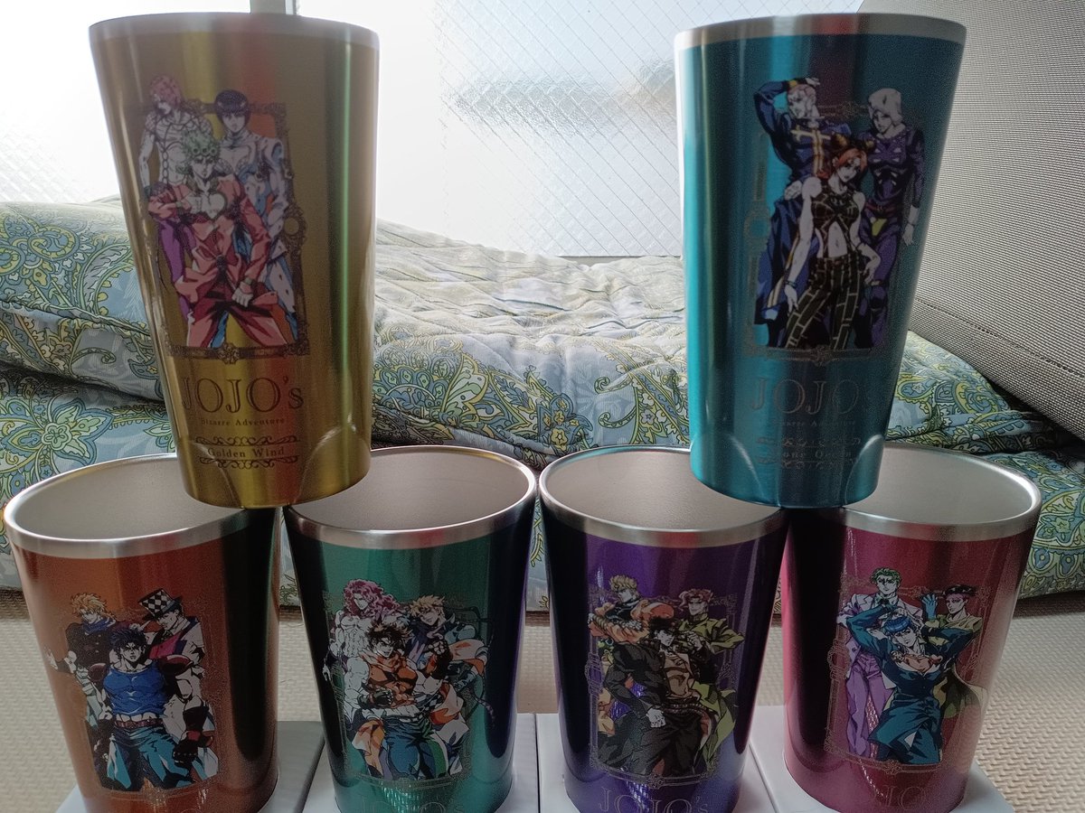 ジョジョの奇妙な冒険 #タンブラー 開封して感動😭 かなり本格的な