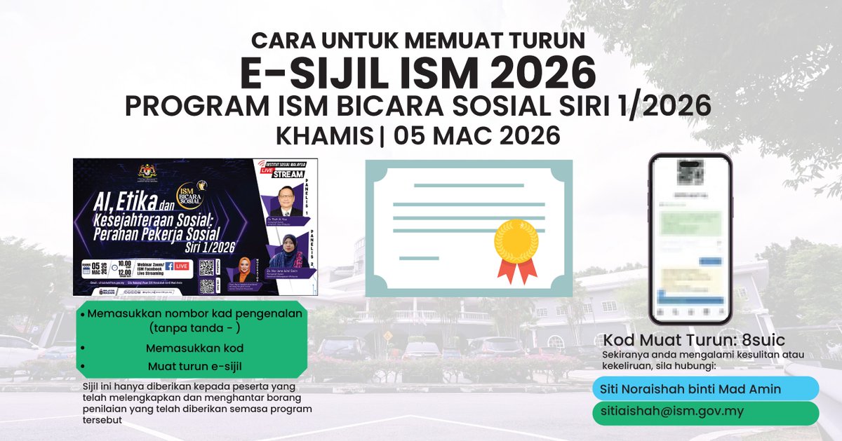 Institut Sosial Malaysia tweet media