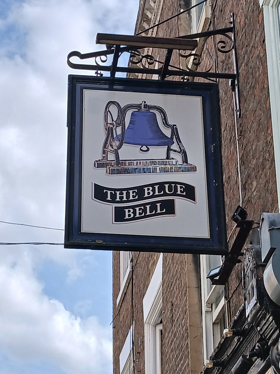 pubsignsbritain's tweet image. The Blue Bell, Fossgate, York. Established in 1798 this pub is Grade II* listed with a three star rated interior of national historic importance. An unspoilt gem. #York #Pubs #PubSigns #PubSignThursday
