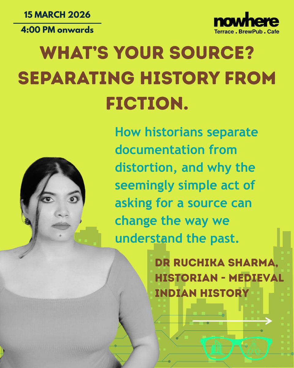 mayuri1296's tweet photo. Nerd Nite Gurgaon. March 15, Nowhere Brewpub, 4PM
Talks on the Indian state, fake history, and the politics of “freebies”. Tickets - https://t.co/wEmr1LBC09
@AiyarYamini @tishasaroyan @mitalinikore https://t.co/xawYqUgNak