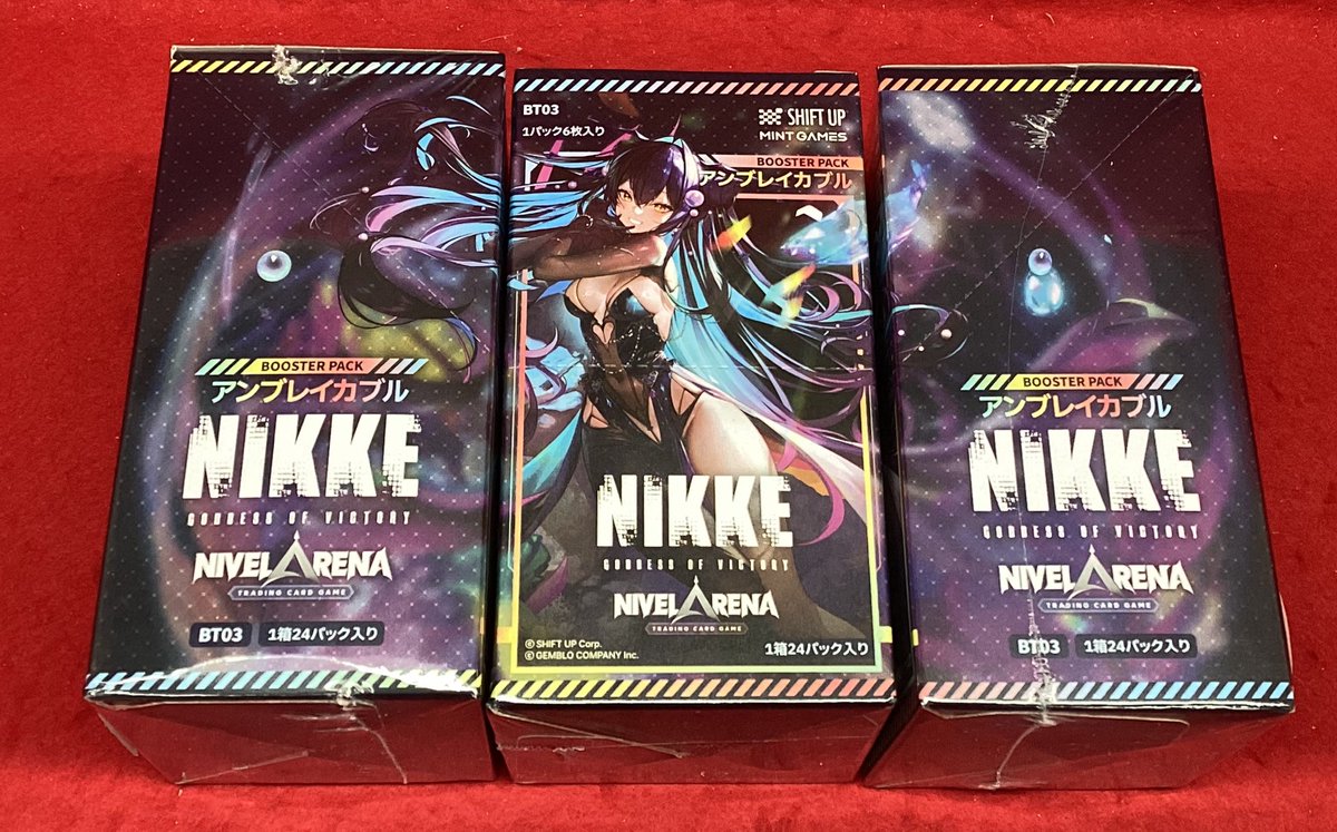 シュリ有NIKKE アンブレイカブル 1BOX ＋ プロモパック＋おまけ付き シュリ有NIKKE アンブレイカブル 1BOX ＋ プロモパック＋おまけ付き