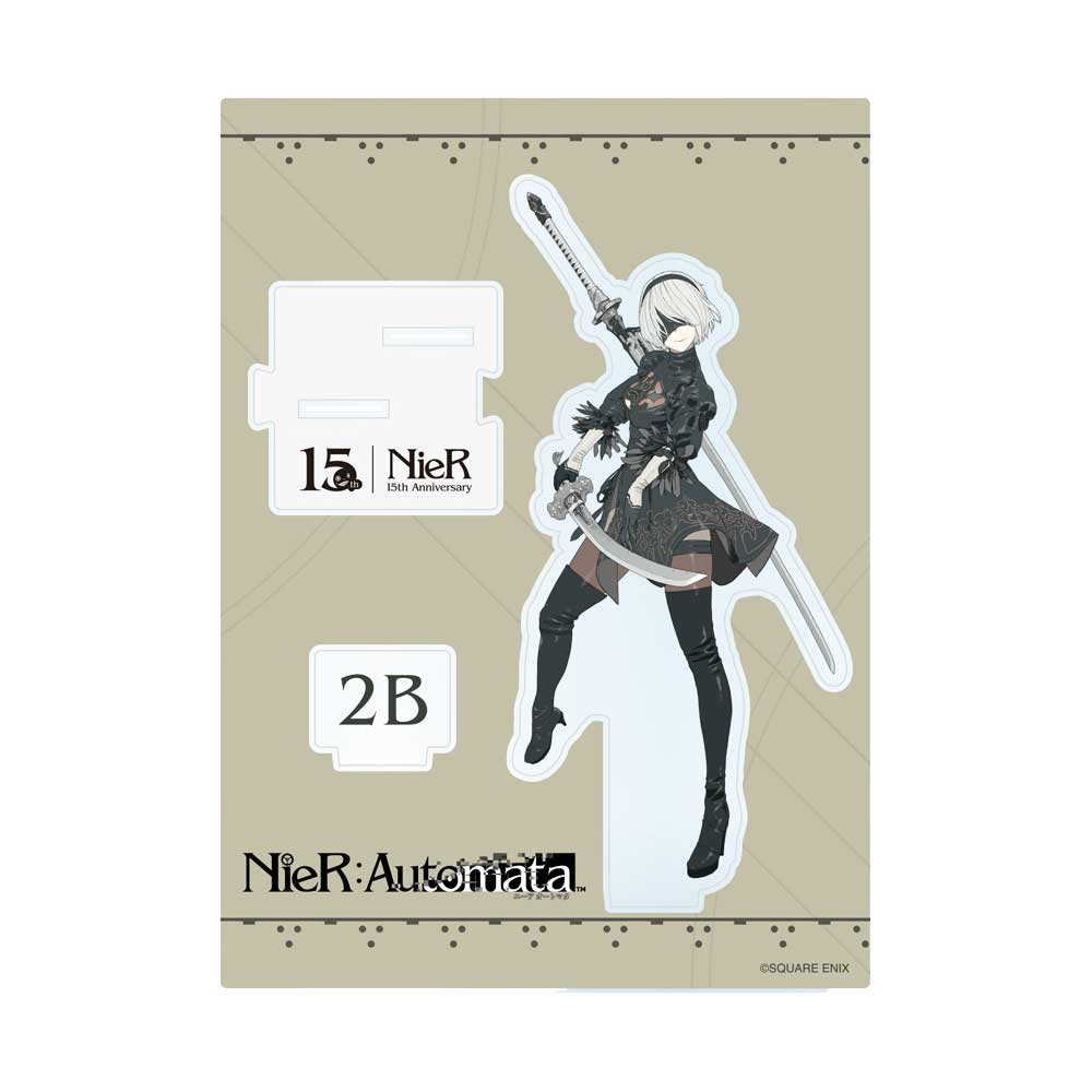 ニーアオートマタ 15周年 消セナイ記録 展覧会 アクリルスタンド NieRシリーズ15周年を記念した展覧会「NieR 15th Anniversary
