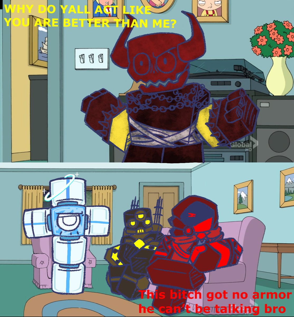 No armor?
#thebattlebricks