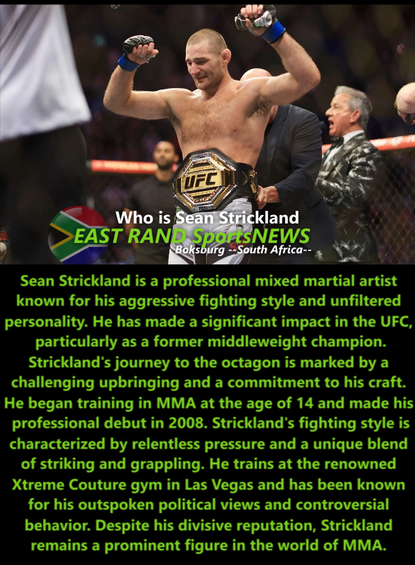 cbdoilRSA's tweet image. #seanstrickland #mmaworld #UFC328 
Sean Strickland's journey in the world of mixed martial arts is as compelling as his matches. Born on February 27, 1991, in Anaheim, California, Strickland faced a challenging upbringing but found solace in MMA. He began training at the age of
