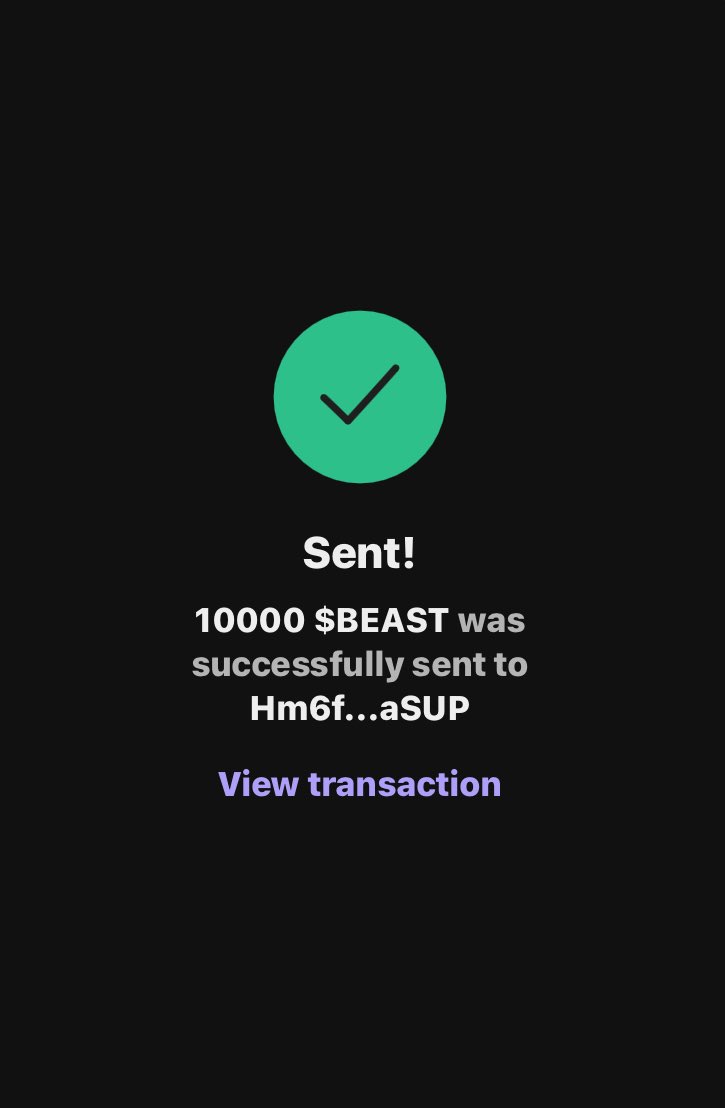 Beast coin tweet media