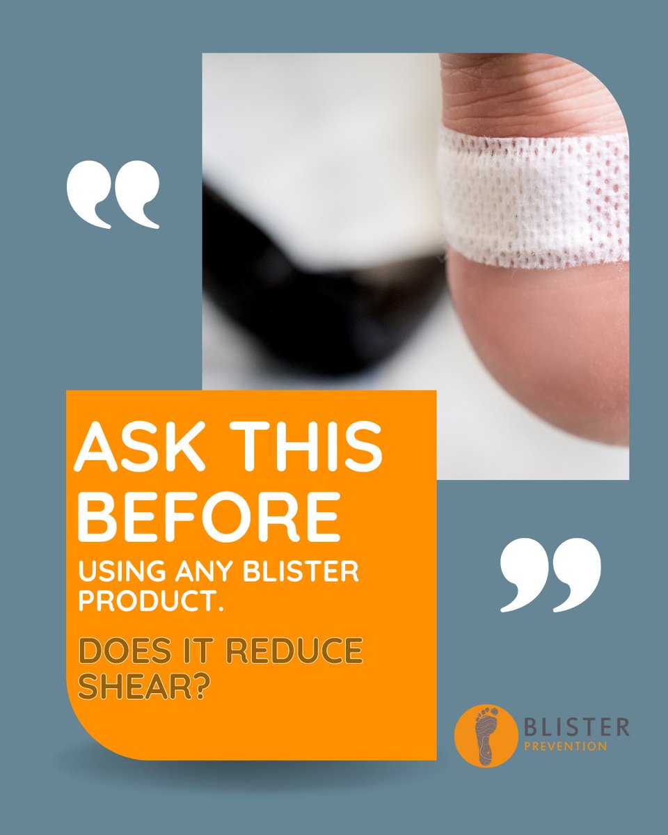 Blister Prevention tweet media