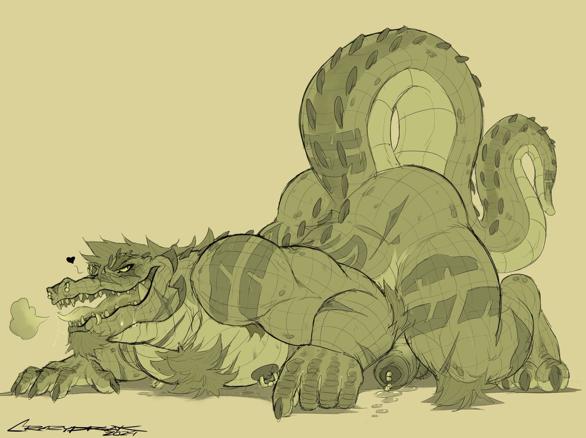 Crazydile Stuff 🐊💦 🔜 WARNING YIFF ⚠️🐾 tweet media