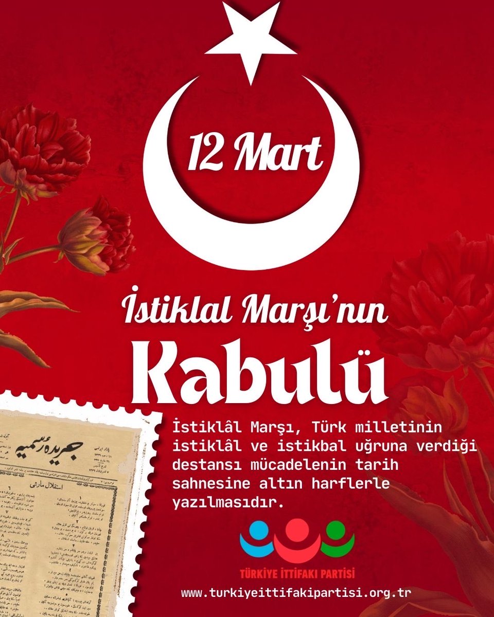 İSTİKLÂL MARŞI, MİLLETİMİZİN BAĞIMSIZLIK RUHUNU EBEDİYEN YAŞATAN MİLLÎ DESTANDIR

İstiklâl Marşı; vatan sevgisini, iman gücünü, fedakârlığı ve bağımsızlık iradesini en güçlü şekilde dile getiren eşsiz bir eserdir. Mehmet Âkif Ersoy, kaleminden dökülen her mısrada milletimizin